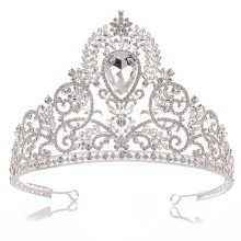 Alloy Bride Tiara Alloy Bridal Tiara with Diamond Set Wedding Tiara